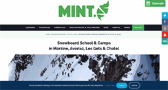 Desktop Screenshot of mintsnowboarding.com